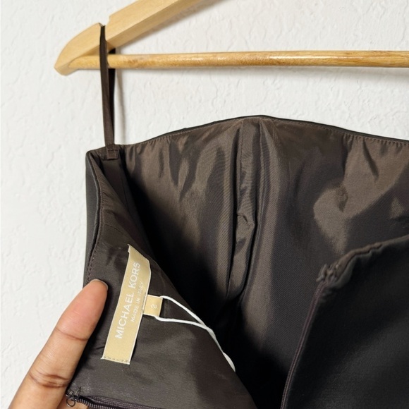 Michael Kors Collection Strapless Mini Shift Dress - Picture 7 of 8